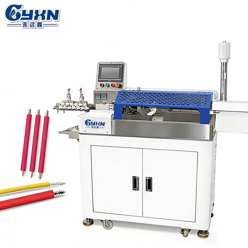 Automatic 1-out 8 wire cutting, stripping and double end tin dipping machine for 16AWG-28AWG wires
